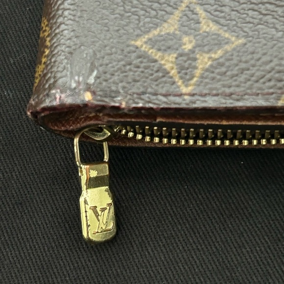 Louis Vuitton Monogram Compact Zippy Wallet MI0062 2002 France Vintage Authentic - Picture 7 of 10